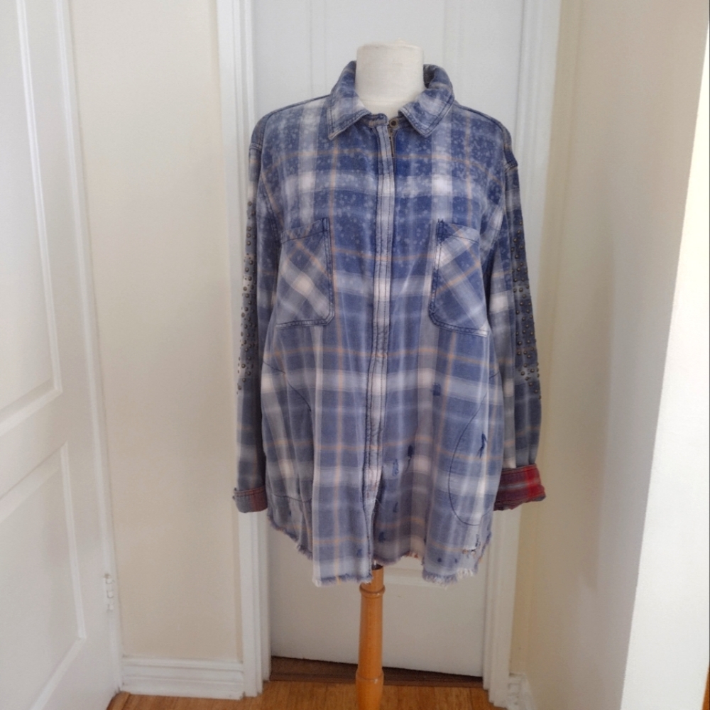 Free People Jean Shirt
